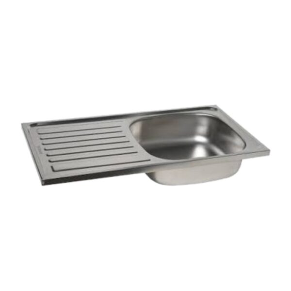 FREGADERO ACERO INOX P/GRANITO 75X40