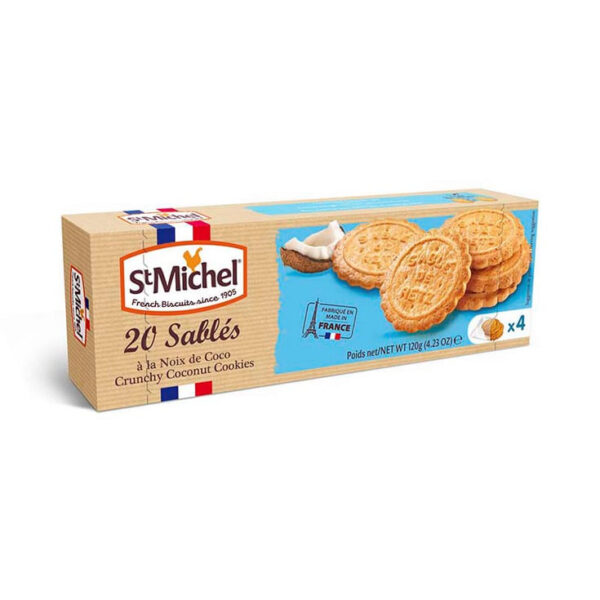 ST MICHEL GALLETAS DE COCO CRUJIENTE 120GR
