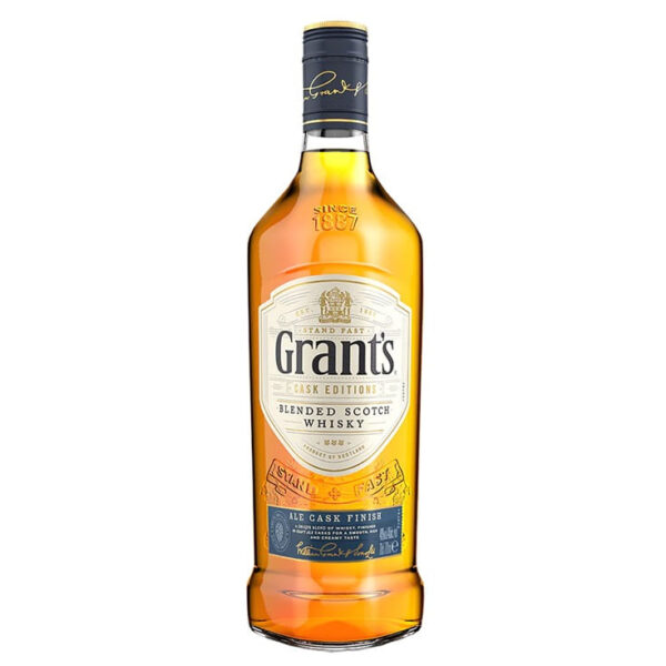 WHISKY GRANTS CASK FINISH BLUE 750CC