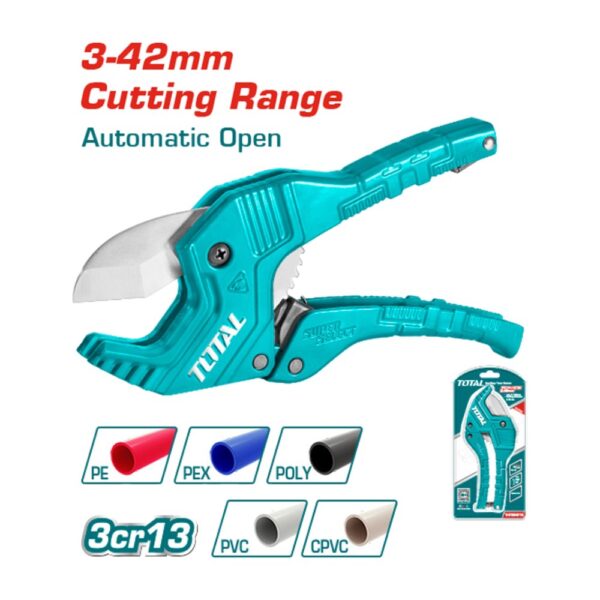 TIJERA P/CORTAR TUBO PVC TOTAL 1 5/8