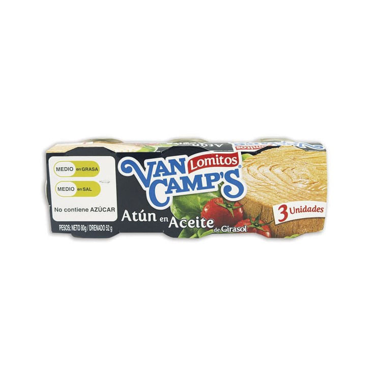 722008000133 ATUN VAN CAMP´S TRIPACK 80 G - Imagen 1
