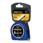 FLEXOMETRO 5MT AZUL PRETUL