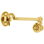 ALDABA LARGA P/PUERTA 6" 15 CM  DORADA HERMEX