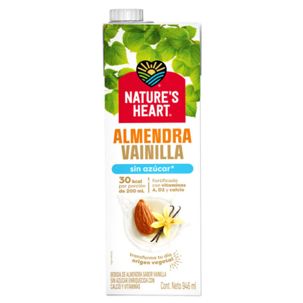 NH BEBIDA DE ALMENDRA VAINILLA S/AZUCAR 946 ML