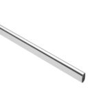 TUBO RECTO OVALADO CROMADO 1.2MTS HERMEX
