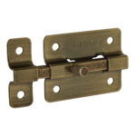 PICAPORTE ACERO LATON ANTIGUO 2  HERMEX