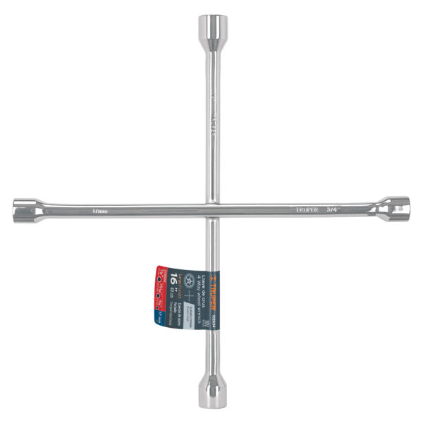 LLAVE DE RUEDAS 16  TRUPER