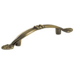 TIRADERA LATON ANTIG. BARROCO 76MM HERMEX