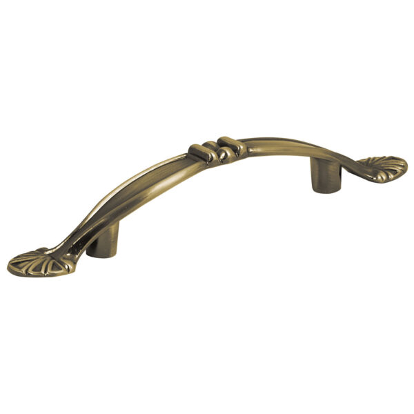 TIRADERA LATON ANTIG. BARROCO 76MM HERMEX