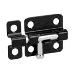 PICAPORTE ACERO NEGRO 2" HERMEX