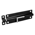 PICAPORTE ACERO NEGRO 6" HERMEX