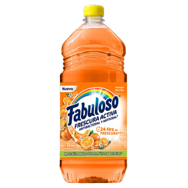FABULOSO FRESCURA ACTIVA NARANJA 1L
