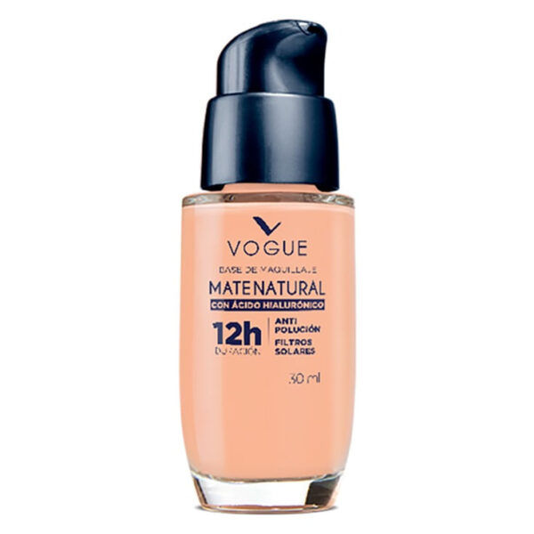 BASE LIQ VOGUE TRIGO MATE NAT ACIDO HYAL 12H 30ML