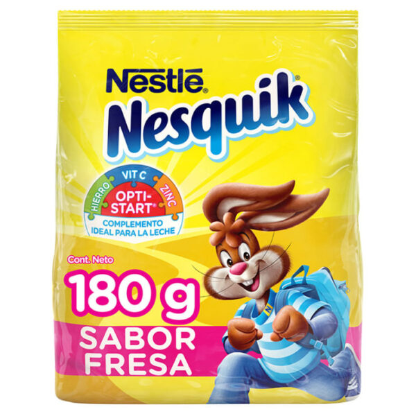 NESQUIK FRUTILLA DOY PACK 180GR