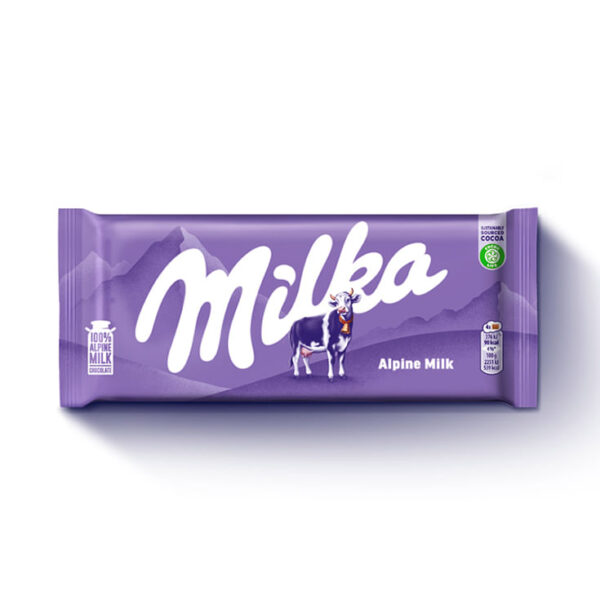 MILKA CHOC ALPINE MILK 27X80G.