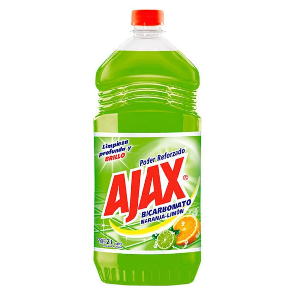LIMPIADOR LIQUIDO AJAX NARANJA BICARBONATO 2LTR