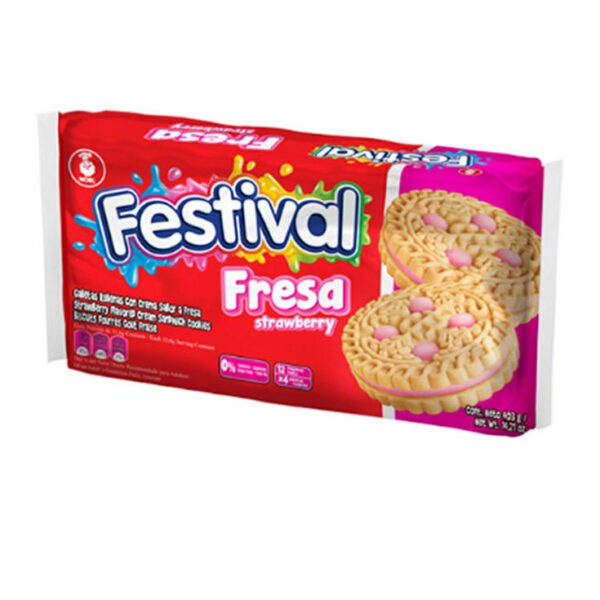 FESTIVAL FRESA X12PAQ X4UND