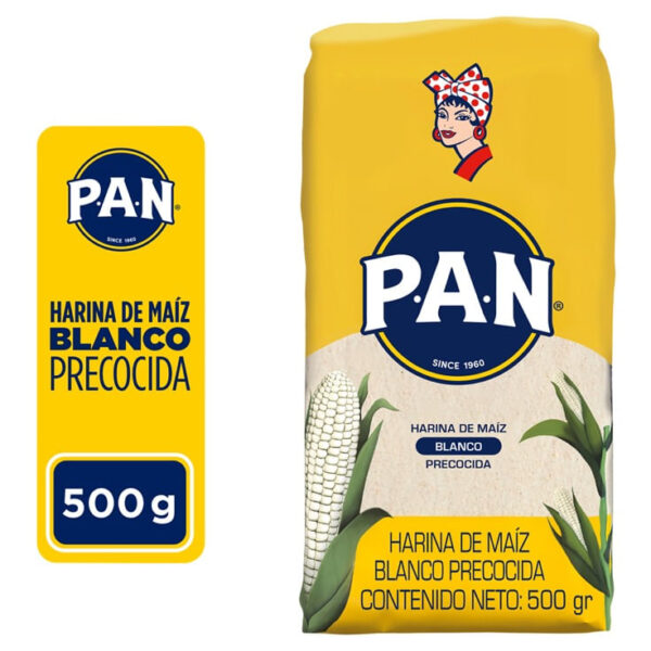 PAN HARINA DE MAIZ BLANCO 500GR