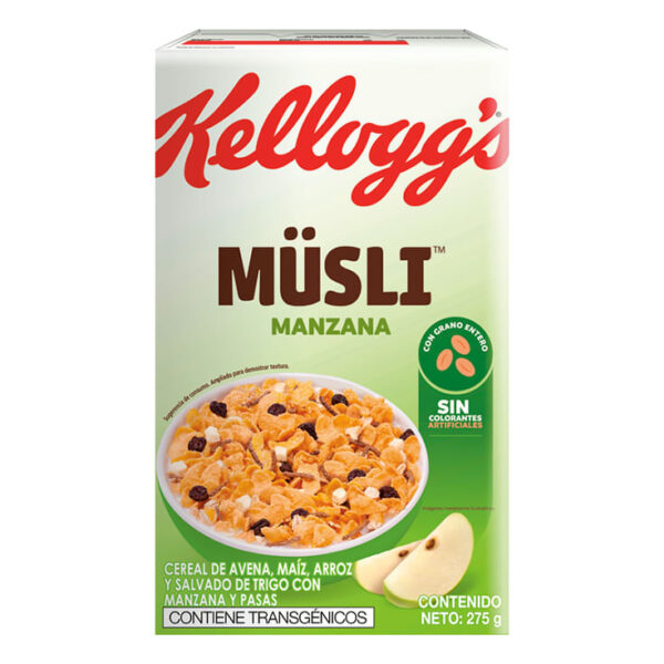 CEREAL KELLOGGS MUSLI MANZANA CAJA 275GR