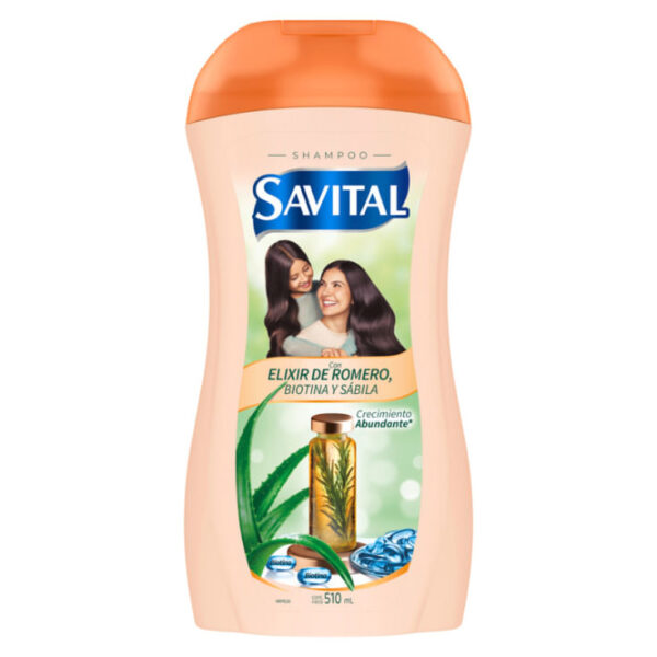 SHAMPOO SAVITAL ELIXIR DE ROMERO 510 ML