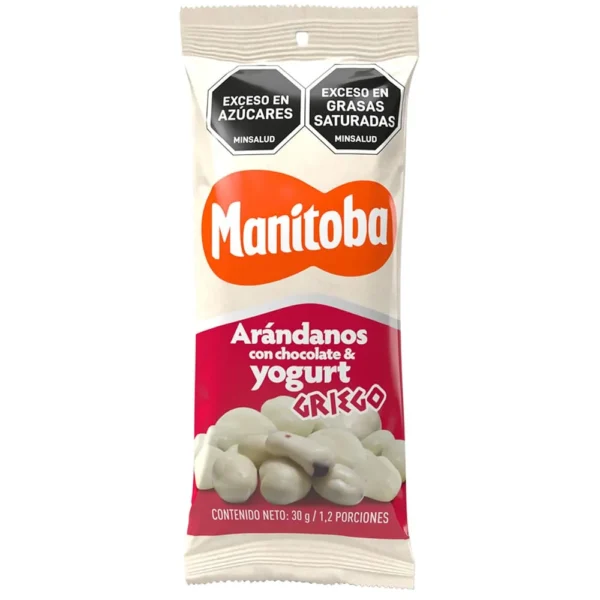MANITOBA ARANDANOS RECUBIERTOS CON YOGURT 30G