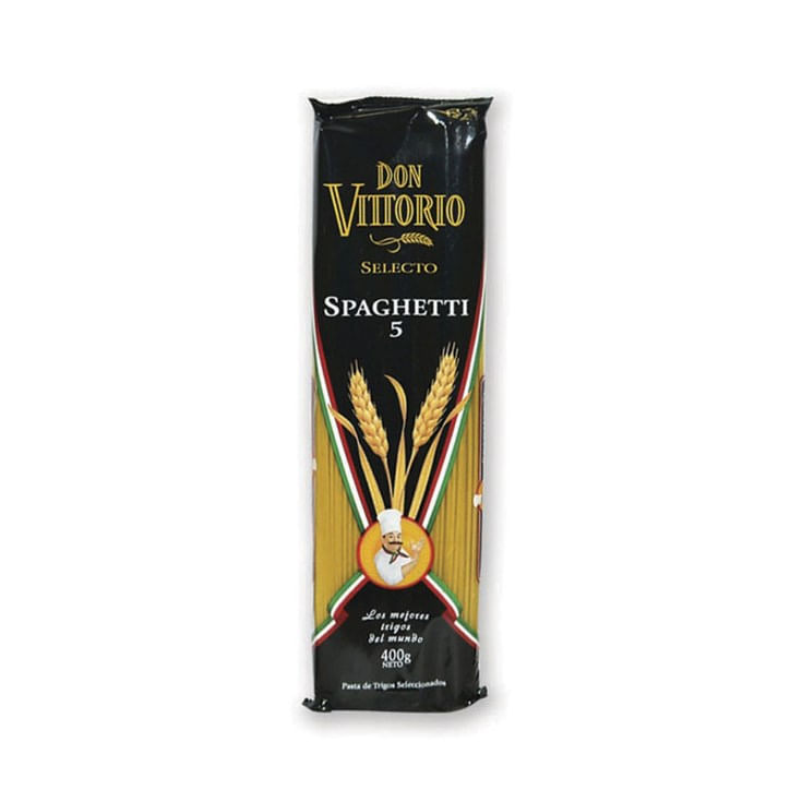 7750243286145 FIDEO DON VITTORIO SPAGHETTI #5 400G - Imagen 1