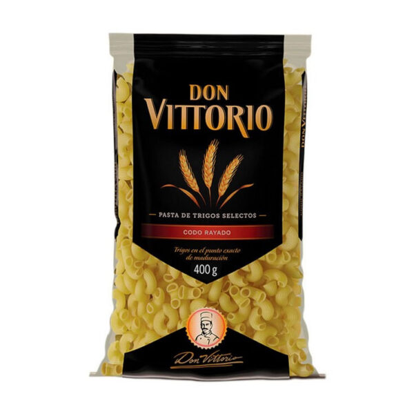 FIDEO DON VITTORIO CODO RAYADO 400G