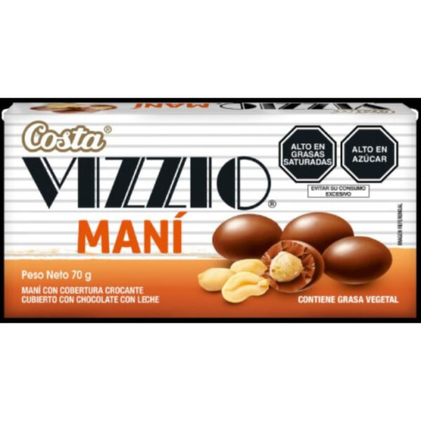 CHOCOLATE VIZZIO MANI 70G