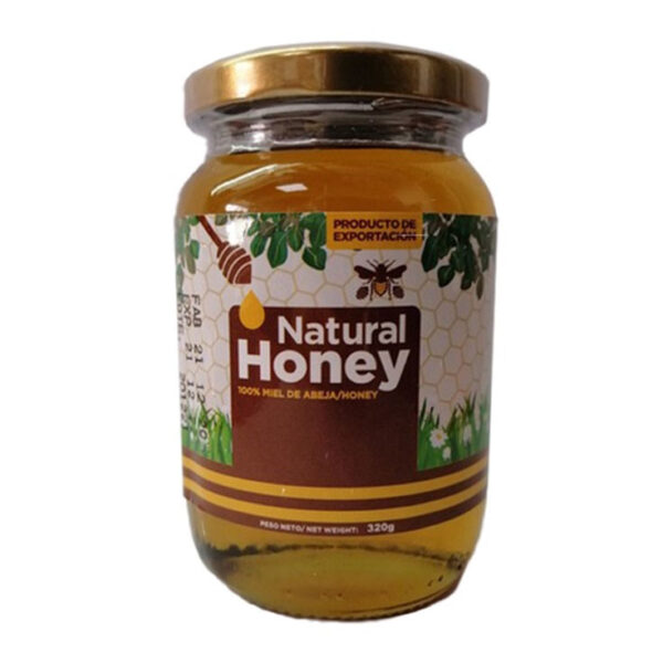 MIEL DE ABEJA NATURAL HONEY FRASCO 320G