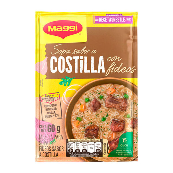 SOPA DE COSTILLA 60 GRA