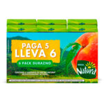 6 PACK NATURA DURAZNO 225 ML