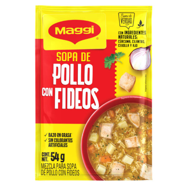 MAGGI SOPA POLLO FIDEOS 54G