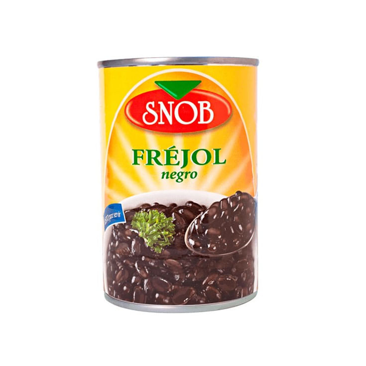 7861001923117 FREJOL NEGRO 425G SNOB - Imagen 1