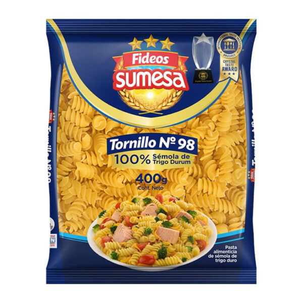FIDEO SUMESA TORNILLO 400G