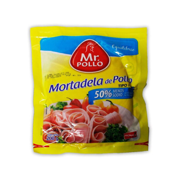 MORTADELA MR.POLLO 200GR