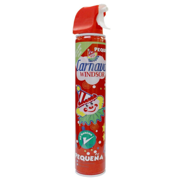 ESPUMA DE CARNAVAL WINDSOR CD. 250 POKET (ROJA)