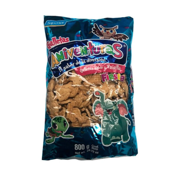 GALLETAS ANIVENTURAS VAINILLA SUPERIOR 800 G