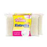 ESPONJA ESTRELLA PERLADA X2
