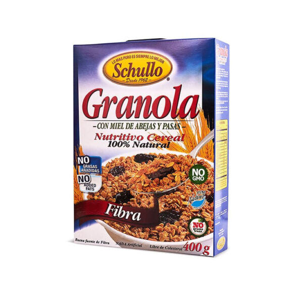 SCHULLO GRANOLA EXTRA FIBER 400G