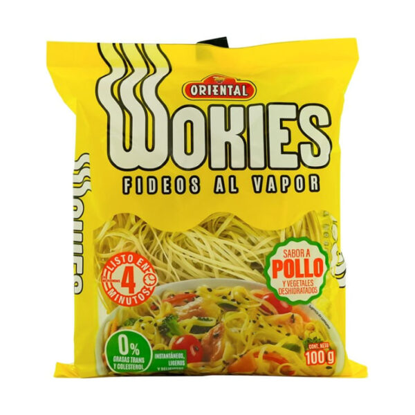 FIDEO WOKIE POLLO FUNDA 100GR
