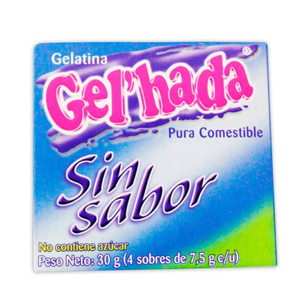 GELATINA GELHADA SIN SABOR 7.5 G
