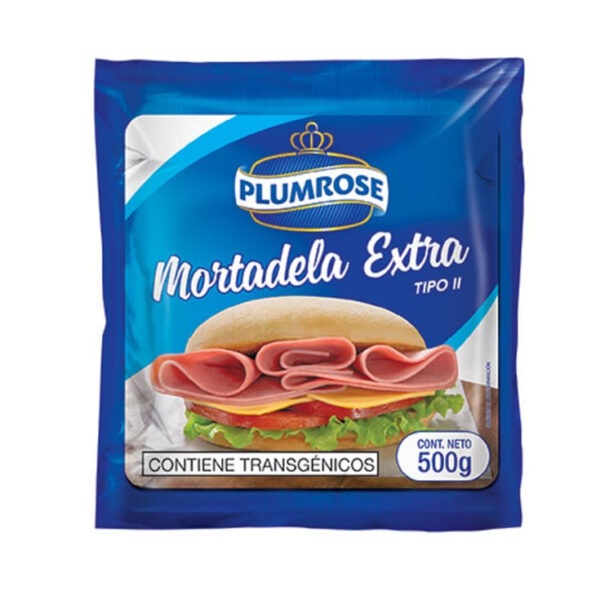 REB. MORTADELA EXTRA 500GR PLUMROSE