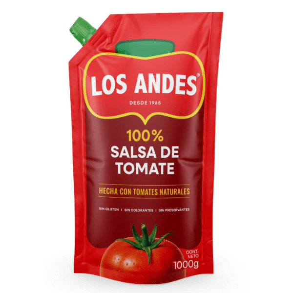 SALSA DE TOMATE LOS ANDES DOYPACK 1000 GR