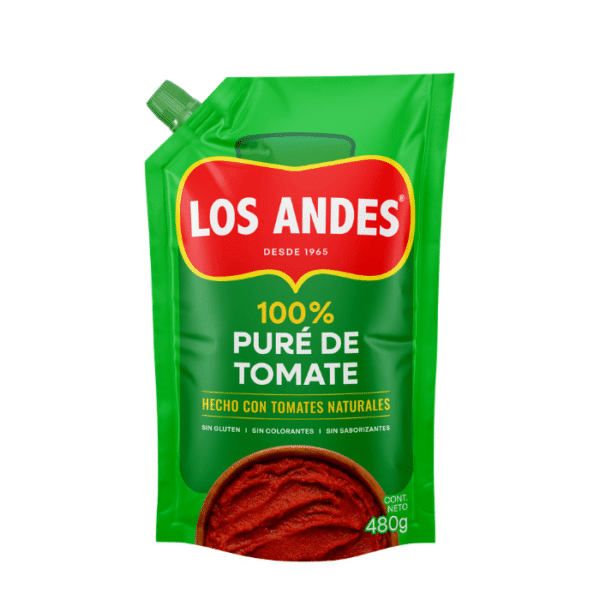 PURE DE TOMATE LOS ANDES 480G