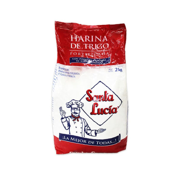 HARINA SANTA LUCIA CON POLVO HORNEAR 2KG