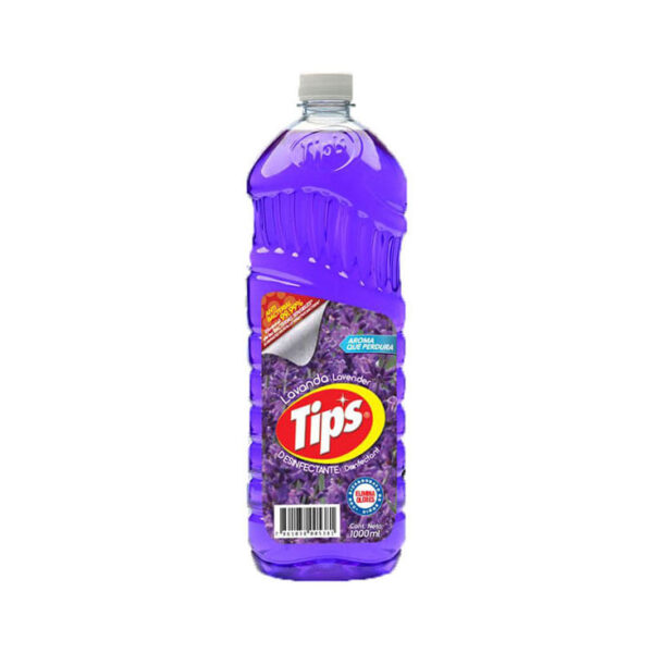 TIPS DESINFECTANTE LAVANDA 1000ML