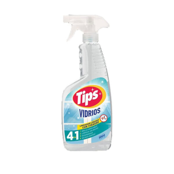 TIPS VIDRIOS (VING.) LIMP. TRANS. TRIG. 500ML