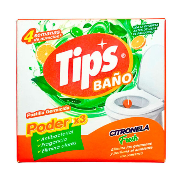 TIPS BAÑO CITRONELA FRESH 90 GR X144%%UND
