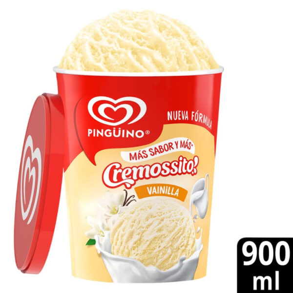 PINGUINO CREMOSITO VAINILLA 900ML