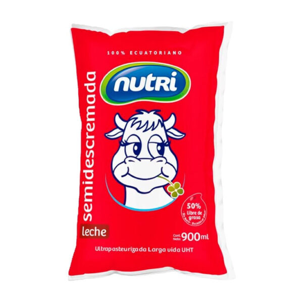 LECHE NUTRI SEMIDESCREMADA POLI 1000ML
